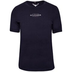 Tommy Hilfiger marškinėliai moterims 47816, mėlyni kaina ir informacija | Marškinėliai moterims | pigu.lt