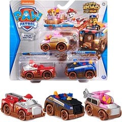 Подарочный набор Paw Patrol True Metal Off Road Mud - Skye + Marshall + Chase цена и информация | Игрушки для девочек | pigu.lt