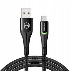 Телефонный кабель Mcdodo, USB-C, высокоскоростной, USB-C, LED, QC 4.0, 1 м , CA-7960 цена и информация | Кабели для телефонов | pigu.lt