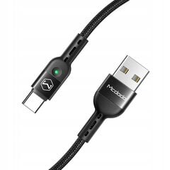 "McDodo" telefono kabelis QUICK CHARGE 4 USB TYP-C 1,8 m juodas kaina ir informacija | Laidai telefonams | pigu.lt