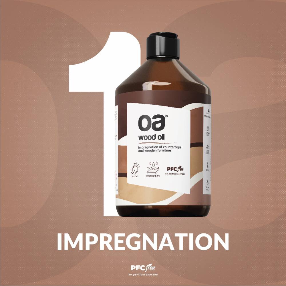 OA Medienos alyva Wood Oil medienos konservantas, 250 ml kaina ir informacija | Valikliai | pigu.lt