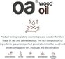 OA Medienos alyva Wood Oil medienos konservantas, 250 ml kaina ir informacija | Valikliai | pigu.lt