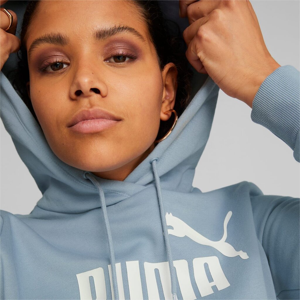 Džemperis moterims Puma Essentials Logo FL 58678979, mėlynas kaina ir informacija | Džemperiai moterims | pigu.lt