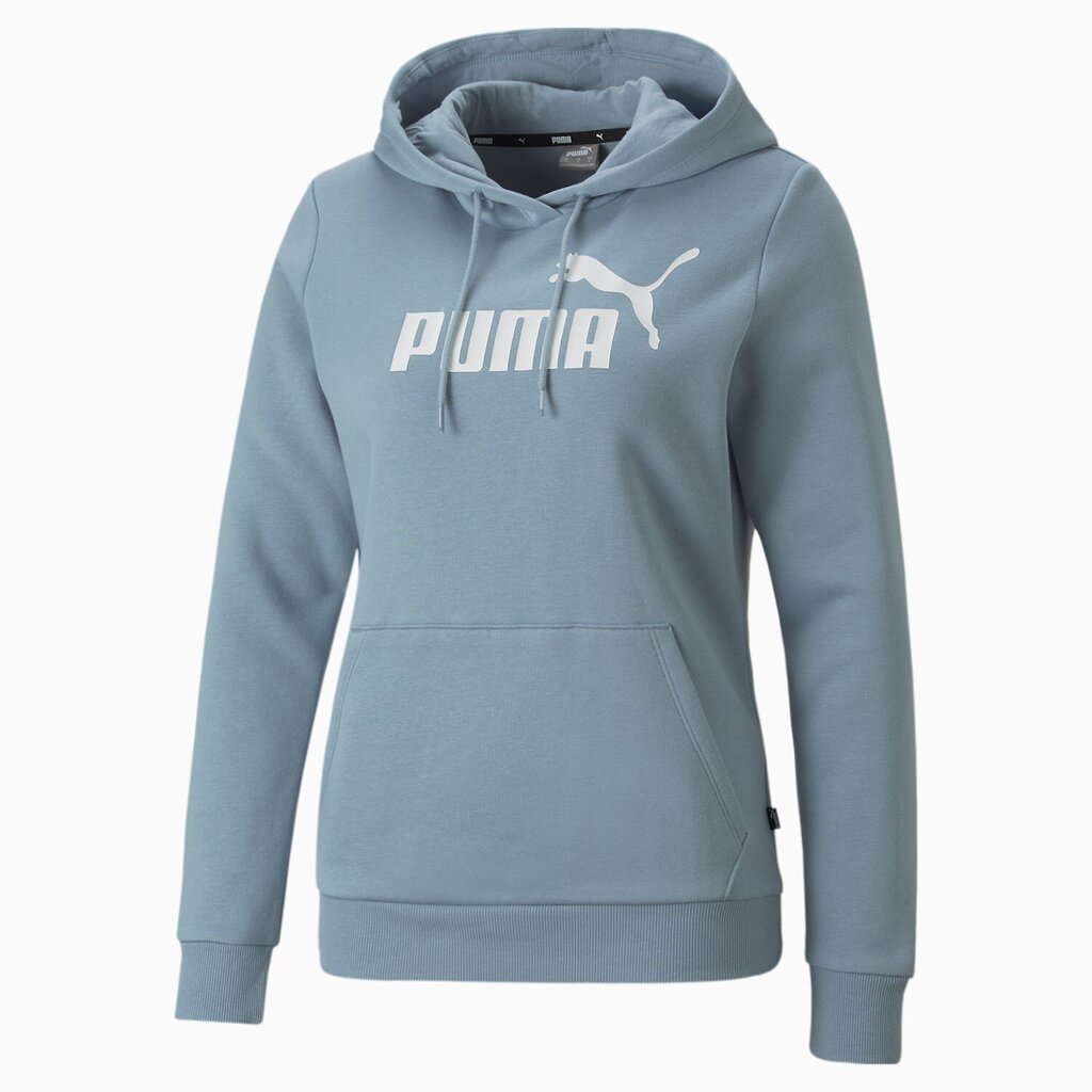 Džemperis moterims Puma Essentials Logo FL 58678979, mėlynas цена и информация | Džemperiai moterims | pigu.lt