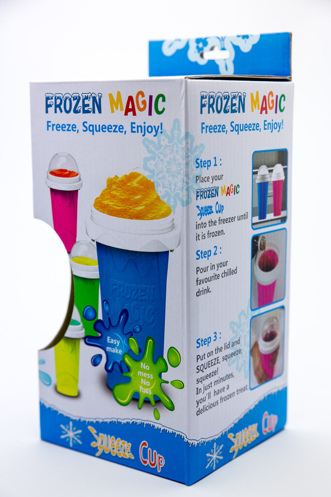 Frozen Magic, Šerbeto gaminimo puodelis, 350 ml., rožinis. цена и информация | Taurės, puodeliai, ąsočiai | pigu.lt