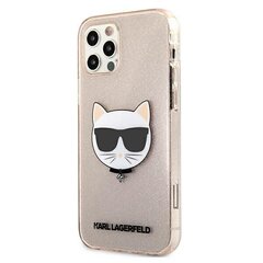 Telefono dėklas Karl Lagerfeld KLHCP12LCHTUGLGO iPhone 12 Pro Max 6.7'' kaina ir informacija | Telefono dėklai | pigu.lt