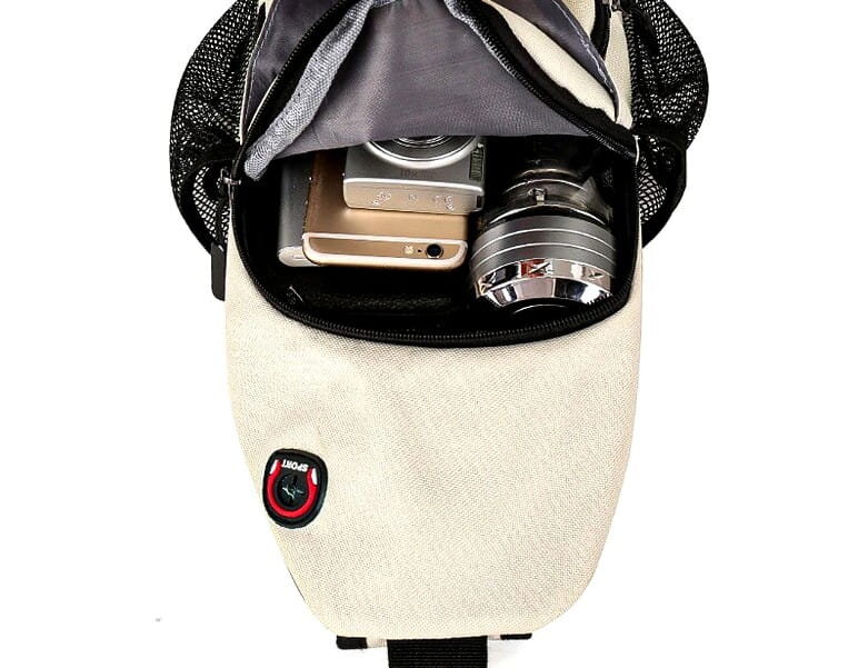 Maža sportinė kuprinė, krepšys vyrams T108, juoda kaina ir informacija | Vyriškos rankinės | pigu.lt
