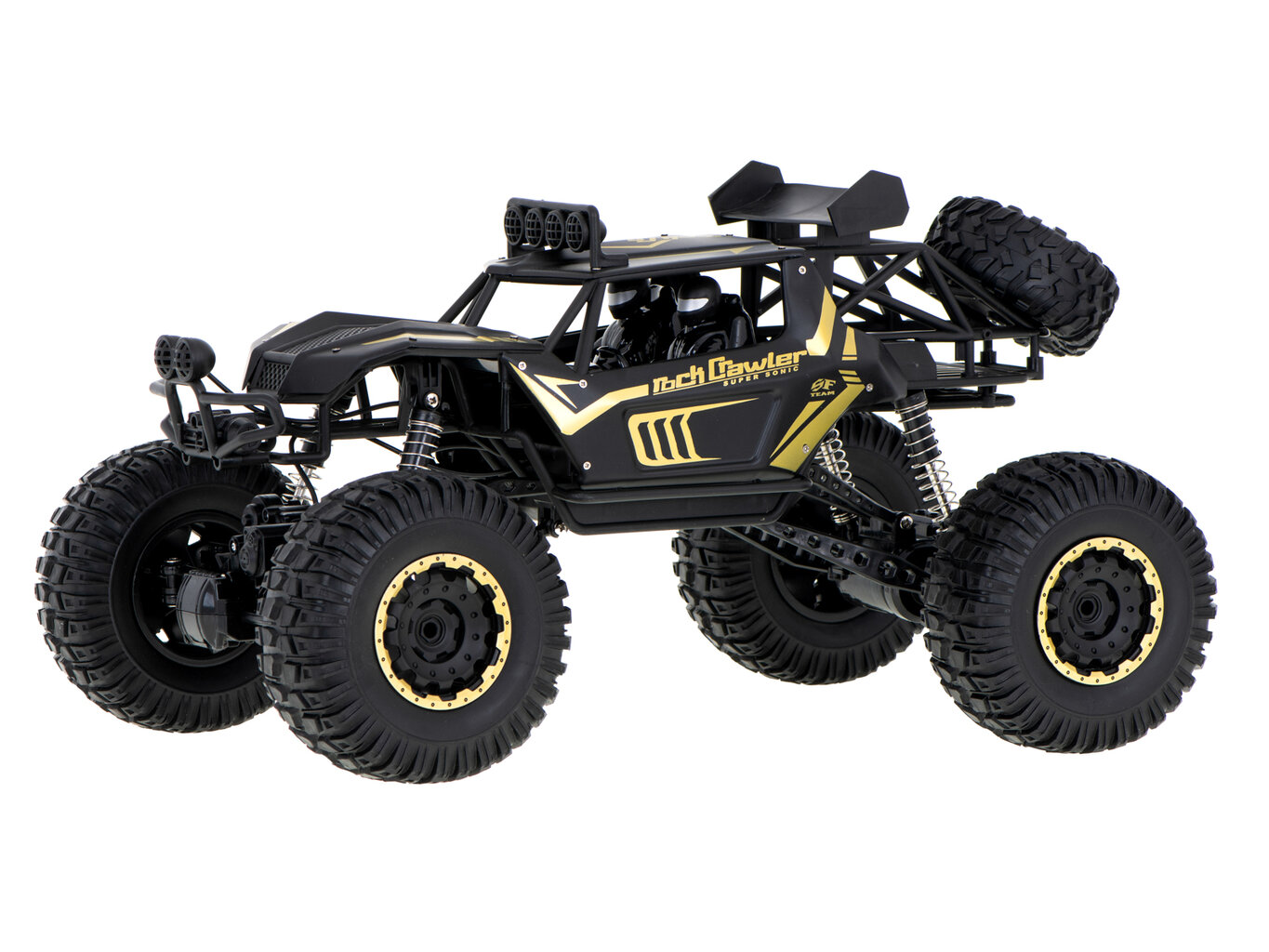 RC automobilis Rock Crawler 2.4GHz 1:8 51cm juodas цена и информация | Žaislai berniukams | pigu.lt