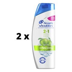 Šampūnas Head & Shoulders Apple 2in1, 360 ml x 2 vnt. kaina ir informacija | Šampūnai | pigu.lt