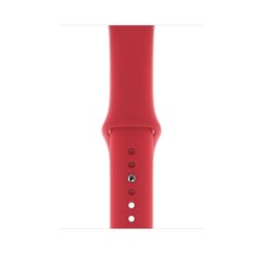 Силиконовый ремешок — Красный 42/44/45mm M/L цена и информация | Аксессуары для смарт-часов и браслетов | pigu.lt