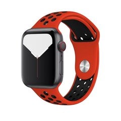 Beep Watch Band S/M Reds kaina ir informacija | Išmaniųjų laikrodžių ir apyrankių priedai | pigu.lt