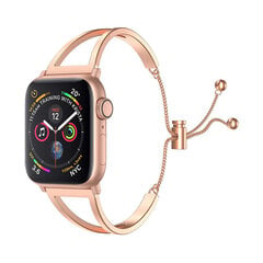 Ремешок Diamond Bracelet для Apple Watch — розовое золото, 38/40/41mm цена и информация | Аксессуары для смарт-часов и браслетов | pigu.lt