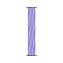 Плетёный моно браслет — фиолетовый 42/44/45 мм, X Small (XS) цена и информация | Аксессуары для смарт-часов и браслетов | pigu.lt
