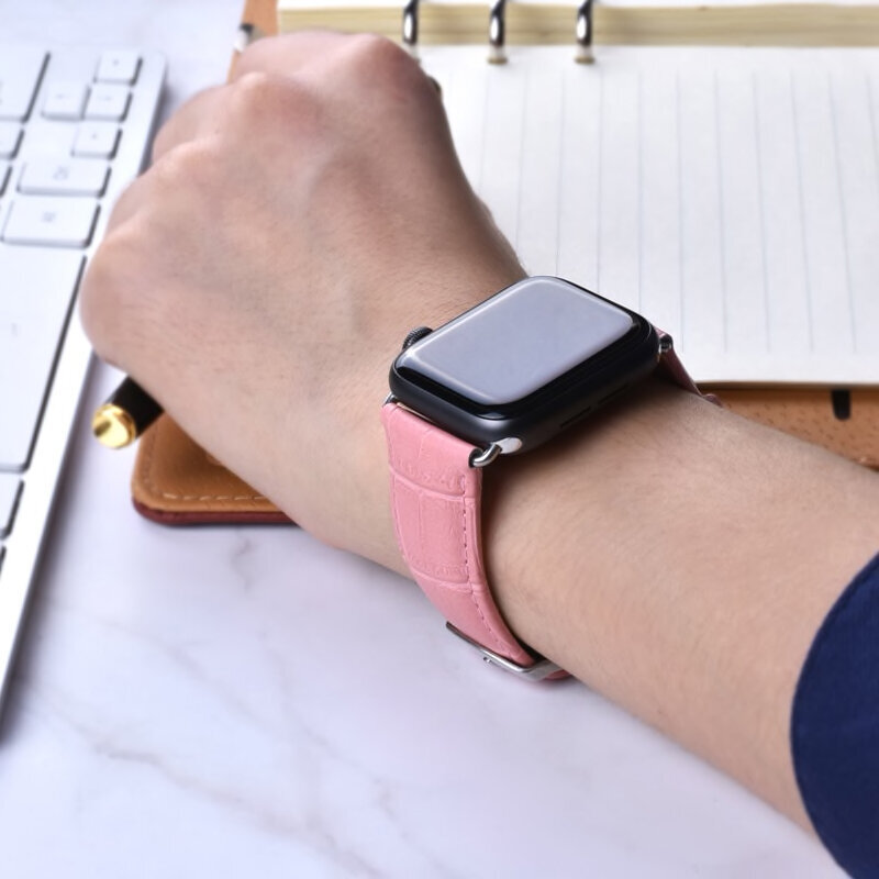 Beep Watch Band Pink kaina ir informacija | Išmaniųjų laikrodžių ir apyrankių priedai | pigu.lt