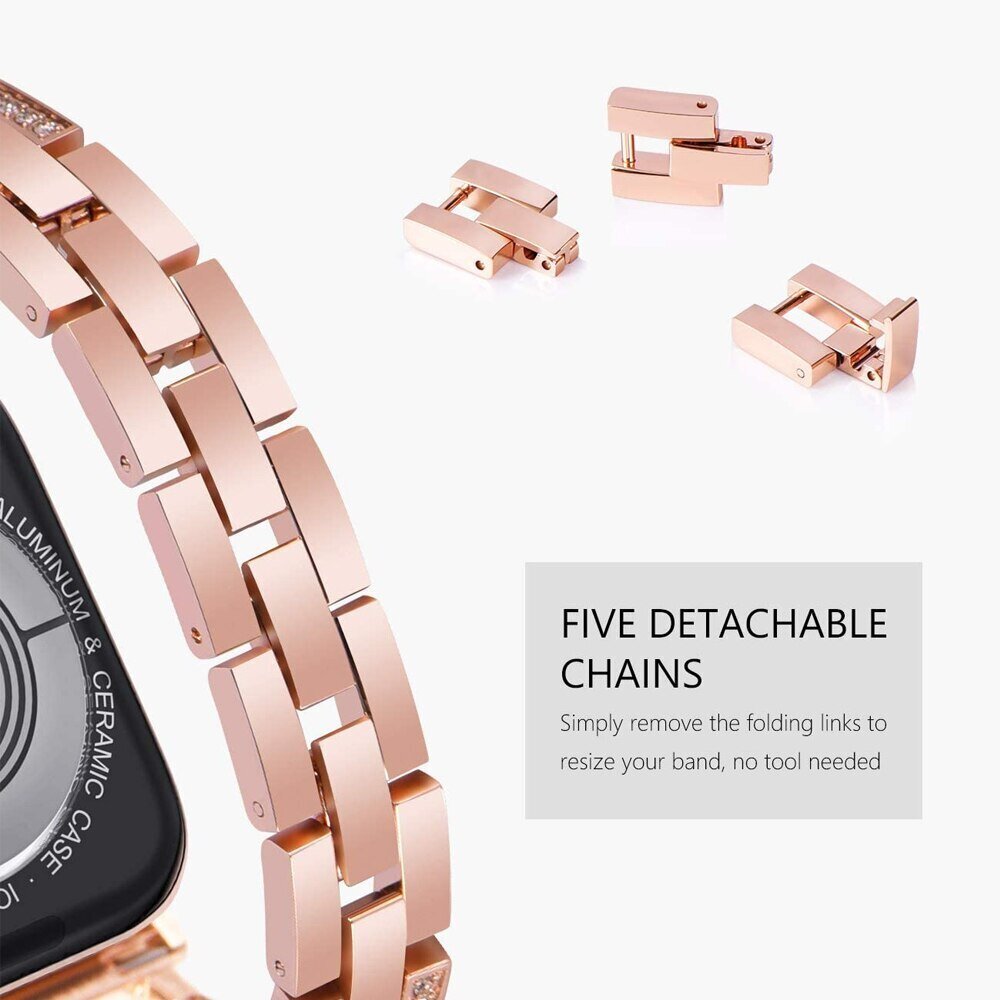 Beep Watch Band Gold цена и информация | Išmaniųjų laikrodžių ir apyrankių priedai | pigu.lt