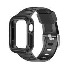 Противоударный чехол-ремешок Armour для Apple Watch — черный, 40 мм цена и информация | Аксессуары для смарт-часов и браслетов | pigu.lt