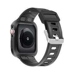 Противоударный чехол-ремешок Armour для Apple Watch — черный, 40 мм цена и информация | Аксессуары для смарт-часов и браслетов | pigu.lt