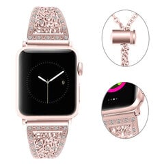 Beep Rose Cuff Watch Band Pink kaina ir informacija | Išmaniųjų laikrodžių ir apyrankių priedai | pigu.lt