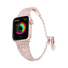 Ремешок Rose Cuff для Apple Watch — розовое золото, 42/44/45 мм цена и информация | Аксессуары для смарт-часов и браслетов | pigu.lt