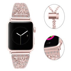 Ремешок Rose Cuff для Apple Watch — розовое золото, 42/44/45 мм цена и информация | Аксессуары для смарт-часов и браслетов | pigu.lt