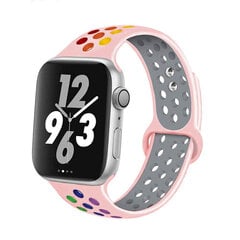 Beep Watch Band M/L Rose Rainbow kaina ir informacija | Išmaniųjų laikrodžių ir apyrankių priedai | pigu.lt