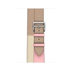 Beep Double Tour Watch Band Rose Craie Pink kaina ir informacija | Išmaniųjų laikrodžių ir apyrankių priedai | pigu.lt