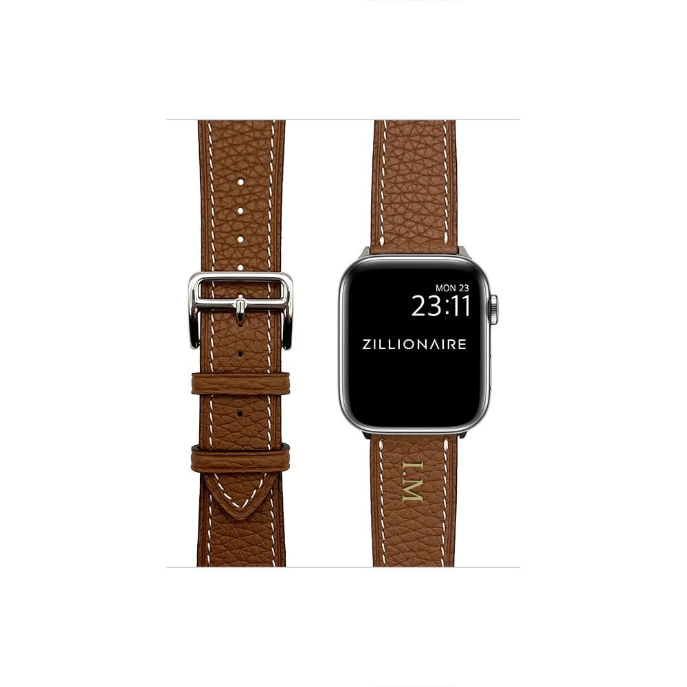 Beep Zillionaire Watch Band Brown kaina ir informacija | Išmaniųjų laikrodžių ir apyrankių priedai | pigu.lt