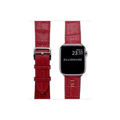 Beep Zillionaire Croco Watch Band Reds kaina ir informacija | Išmaniųjų laikrodžių ir apyrankių priedai | pigu.lt