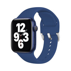 Силиконовый ремешок Active для Apple Watch — Navy Blue 38/40/41mm цена и информация | Аксессуары для смарт-часов и браслетов | pigu.lt