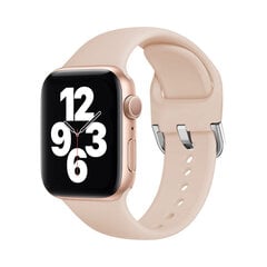 Силиконовый ремешок Active для Apple Watch — Sand powder 42/44/45mm цена и информация | Аксессуары для смарт-часов и браслетов | pigu.lt