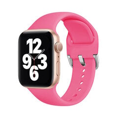 Силиконовый ремешок Active для Apple Watch — Barbie Pink 42/44/45мм цена и информация | Аксессуары для смарт-часов и браслетов | pigu.lt