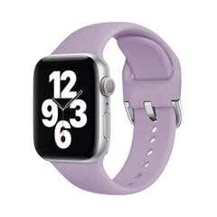 Силиконовый ремешок Active для Apple Watch — Светло-фиолетовый 38/40/41mm цена и информация | Аксессуары для смарт-часов и браслетов | pigu.lt