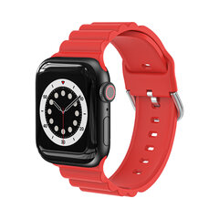 Beep Watch Band S/M Red kaina ir informacija | Išmaniųjų laikrodžių ir apyrankių priedai | pigu.lt