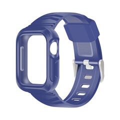 Противоударный чехол-ремешок Armour для Apple Watch — Синий 40mm цена и информация | Аксессуары для смарт-часов и браслетов | pigu.lt