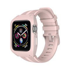 Противоударный чехол-ремешок Protect для Apple Watch, розовый, 40 мм цена и информация | Аксессуары для смарт-часов и браслетов | pigu.lt