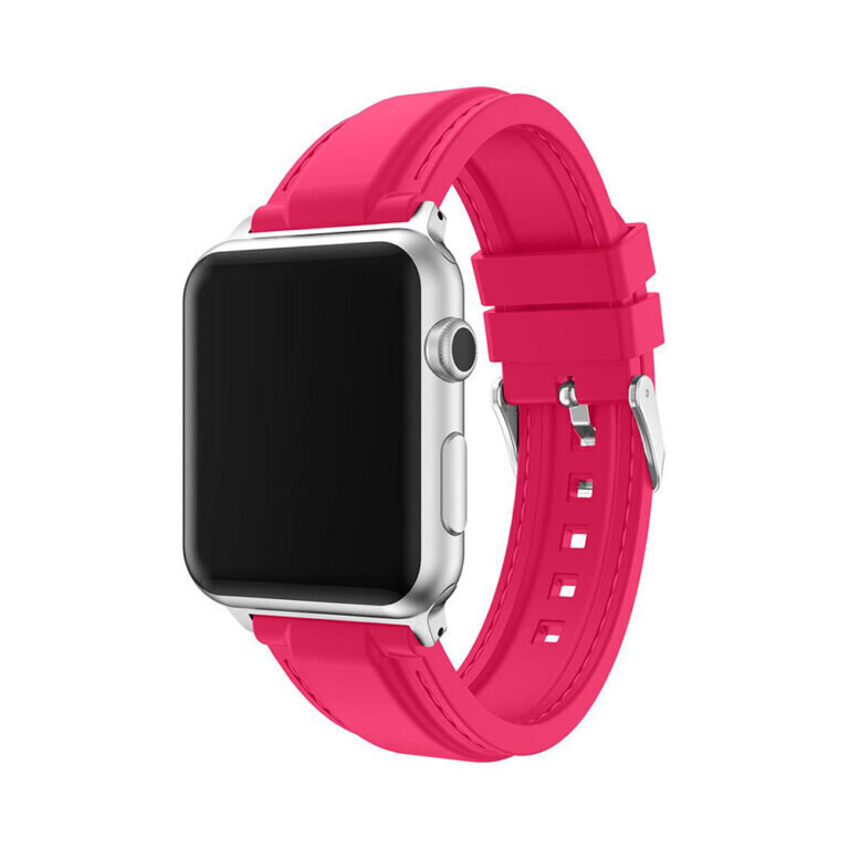 Beep Silk Watch Band Pink kaina ir informacija | Išmaniųjų laikrodžių ir apyrankių priedai | pigu.lt