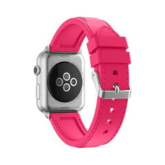 Силиконовый Ремешок Silk для Apple Watch — Розовый 38/40/41мм цена и информация | Аксессуары для смарт-часов и браслетов | pigu.lt