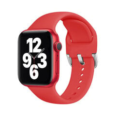 Силиконовый ремешок Active для Apple Watch — Красный 42/44/45мм цена и информация | Аксессуары для смарт-часов и браслетов | pigu.lt