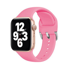 Силиконовый ремешок Active для Apple Watch — Розовый 42/44/45мм цена и информация | Аксессуары для смарт-часов и браслетов | pigu.lt