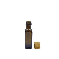 Marasca butelis ir auksinis su sriegiu kamštelis, 100 ml. kaina ir informacija | Virtuvės įrankiai | pigu.lt