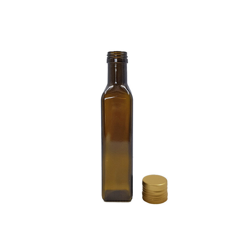 Marasca butelis ir auksinis su sriegiu kamštelis, 250 ml. kaina ir informacija | Virtuvės įrankiai | pigu.lt