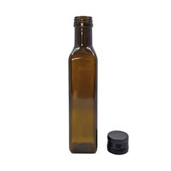 Marasca butelis ir juodas su sriegiu kamštelis, 500 ml. kaina ir informacija | Virtuvės įrankiai | pigu.lt