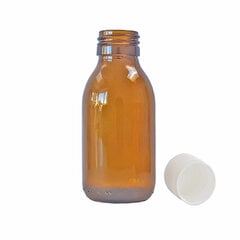 Stiklinis buteliukas su kamštuku, 200 ml. kaina ir informacija | Кухонная утварь | pigu.lt