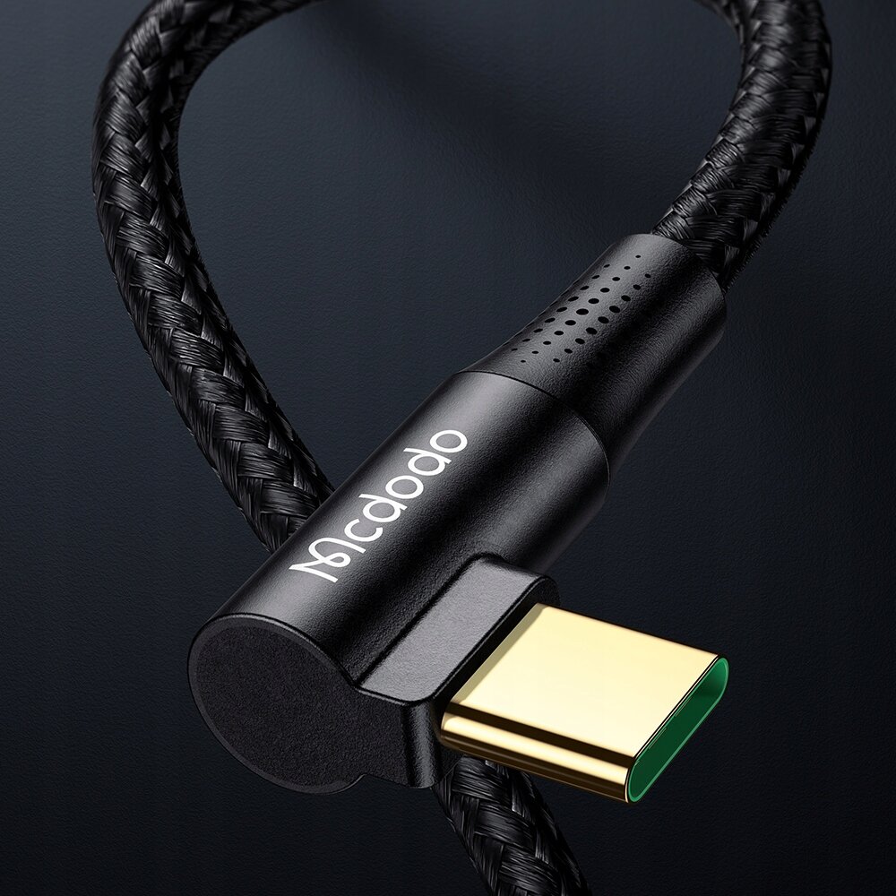 "Mcdodo" greitojo įkrovimo telefono kabelis, kampinis USB-C 65W 6A 2M kaina ir informacija | Laidai telefonams | pigu.lt