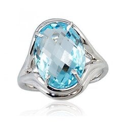 Auksinis žiedas moterims Diamond Sky Heavenly Topaz 4752263017795 kaina ir informacija | Žiedai | pigu.lt