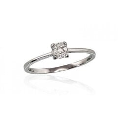 Auksinis žiedas moterims Diamond Sky Solitaire VI 4752263018365 kaina ir informacija | Žiedai | pigu.lt