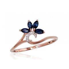 Золотое кольцо для женщин Diamond Sky Crystallite III 4752263019799 цена и информация | Кольца | pigu.lt
