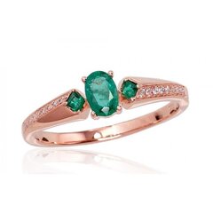 Золотое кольцо для женщин Diamond Sky Misa III 4752263020047 цена и информация | Кольцо | pigu.lt