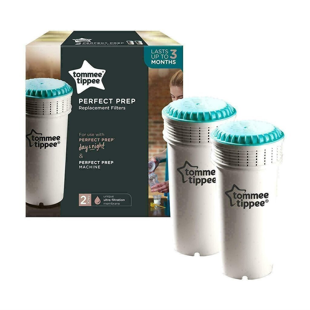 Tommee Tippee filtrai Perfect Prep Day&Night, 2 vnt., 423722 цена и информация | Maisto gamybos prietaisai | pigu.lt
