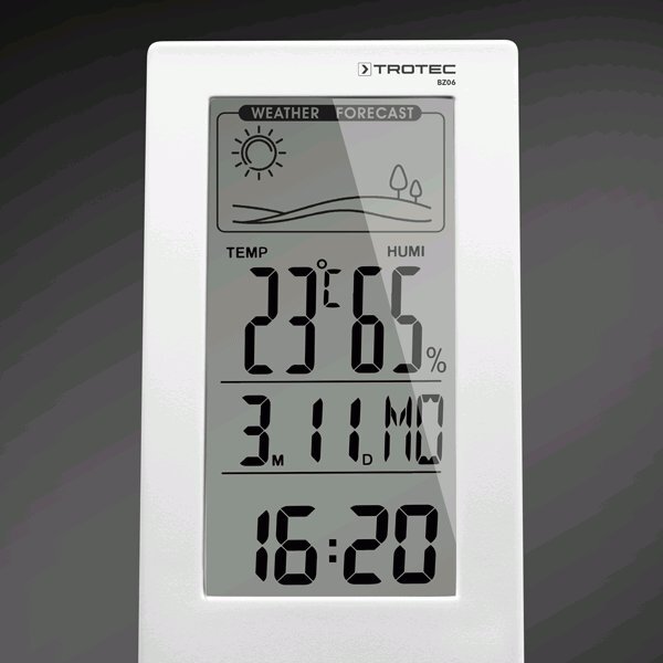 Meteorologinė stotelė Trotec BZ 06 kaina ir informacija | Meteorologinės stotelės, termometrai | pigu.lt